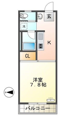 デンテツターミナルビル前駅 徒歩3分 2階の物件間取画像